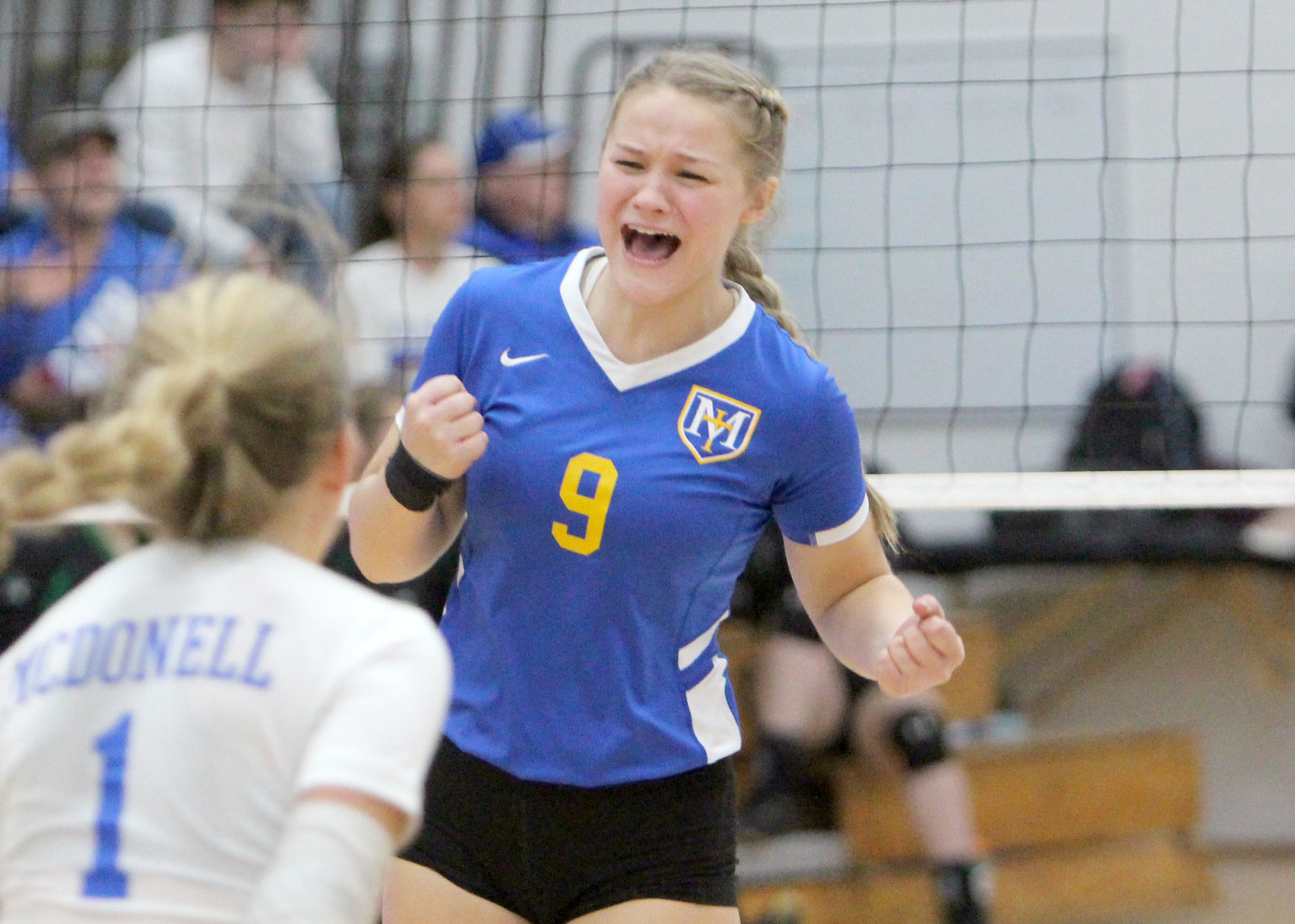 Eau Claire Immanuel Lutheran at McDonell volleyball 10-26-19